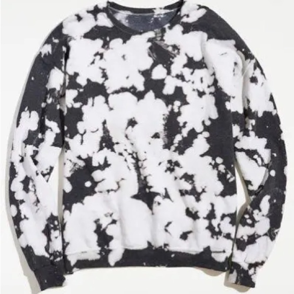 URBAN OUTFITTERS bleach splatter crew neck